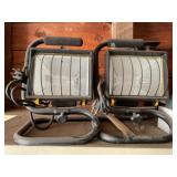 Two work lights
