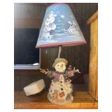 Snowman lamp