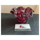 Westmoreland Ruby Red Glass Dish