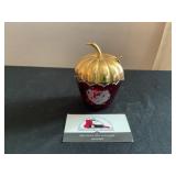 Ruby Red Strawberry Sugar Dish