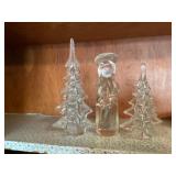 Glass Angel and trees