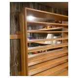 Mirrored display shelving