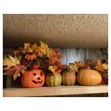 Shelf contents/ decor