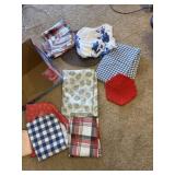 Table cloths and misc