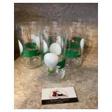 Golf glassware
