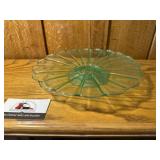 Uranium Green serving platter