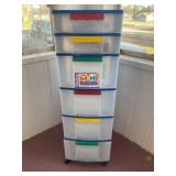 Rolling Plastic Organizer