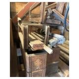 Wooden sewing machine parts