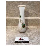Bohemia Crystal white vase