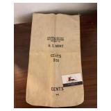 U.S. mint bank bag