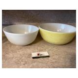 Pyrex mixing bowls
