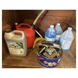 De icer, gas can, misc