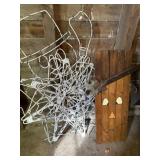 Christmas decor and scarecrow