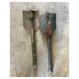 Military trench shovels