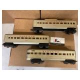 Marx Metal Santa Fe Cars