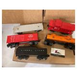 Plastic Lionel Train Cars