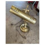 Brass desk lamp