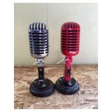 Vintage looking microphones