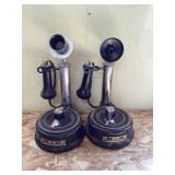 Beam vintage phone decanters