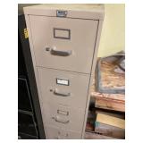 Metal 4 drawer file cabinet