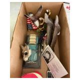 Tractor, eagle and collectables