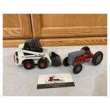 Bobcat skidloader and ford tractor