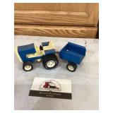 Tonka tractor and wagon
