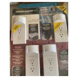Surge protector outlets