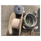 Rubber coated wire