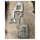 Pedal tractor frame - has welds