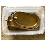 Brass candle holders