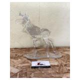 Glass moose 10 in tall
