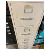 Metal file cabinet