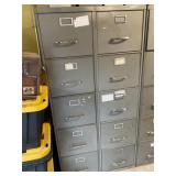 Metal file cabinets