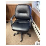 Leather like swivel office chairs