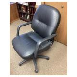 Leather like adjustable swivel office chairs