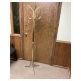 Mid-century modern brass  hall tree