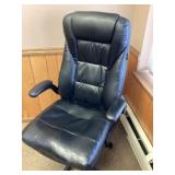 Leather like high back office chair