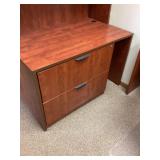 Credenza two-piece 47 1/2 29 1/2 deep 65 tall