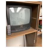 Emerson VCR TV works as it should 19 inch