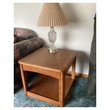 End table with lamp