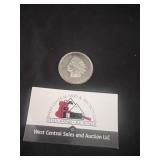 One Troy Ounce Silver .999 featuring Indian Head