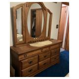 Dresser with mirror  60 i