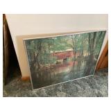 Covered bridge wall hanging