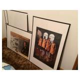 Poster frames some include Iowa Hawkeye posters