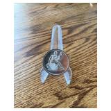 One Troy Ounce .999 Fine Silver, featuring s