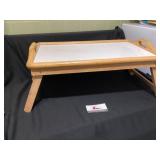 Wooden breakfast tray