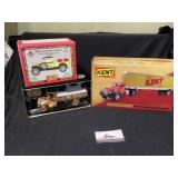 Assorted Kent  feeds diecast trucks