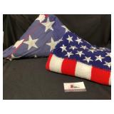 United States flag and United States flag Afghan