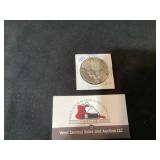 1985 1 troy oz .999 fine sliver